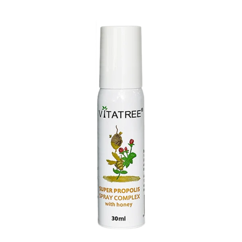 Vitatree Propolis Spray 30ml | Natural Throat Relief & Immune Support Oral Spray DATE 12.2027
