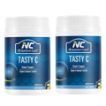 2 x NC Nutrition Care Tasty C 150g high strength vitamin C powder twin pack with zinc and quercetin.