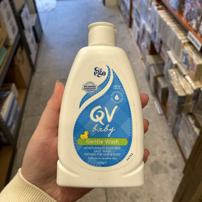 2 x QV Baby Gentle Wash 250g soap-free baby hair and body wash twin pack for delicate skin.