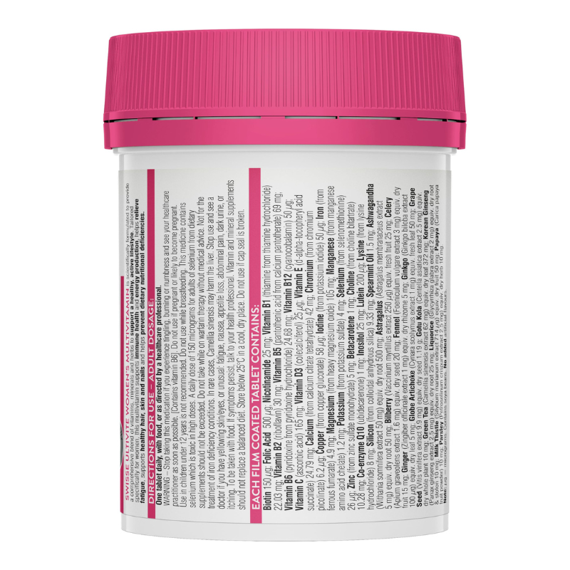 SWISSE WOMENS ULTIVITE 120 TAB DATE 2029