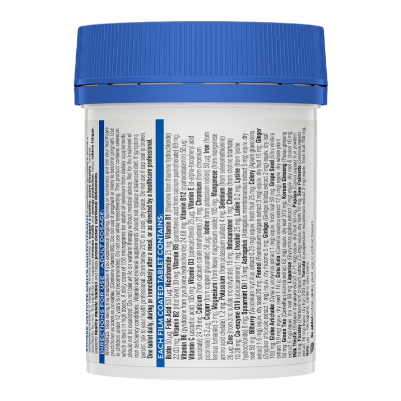 SWISSE MENS ULTIVITE 120 TAB DATE 2028