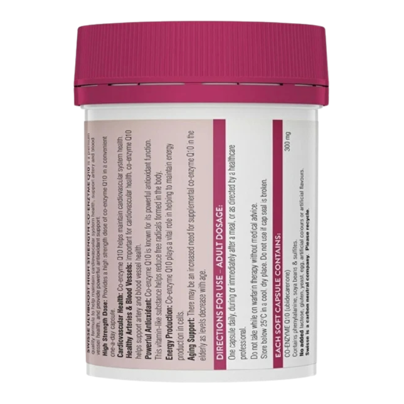 Swisse UB HS CoQ10 300Mg 90 Cap DATE 2028