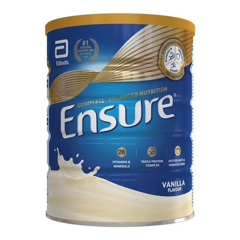 Abbott Ensure Vanilla 800g adult nutrition supplement powder front packaging