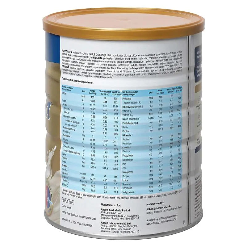 Abbott Glucerna Vanilla 850g Low GI Nutritional Supplement Powder