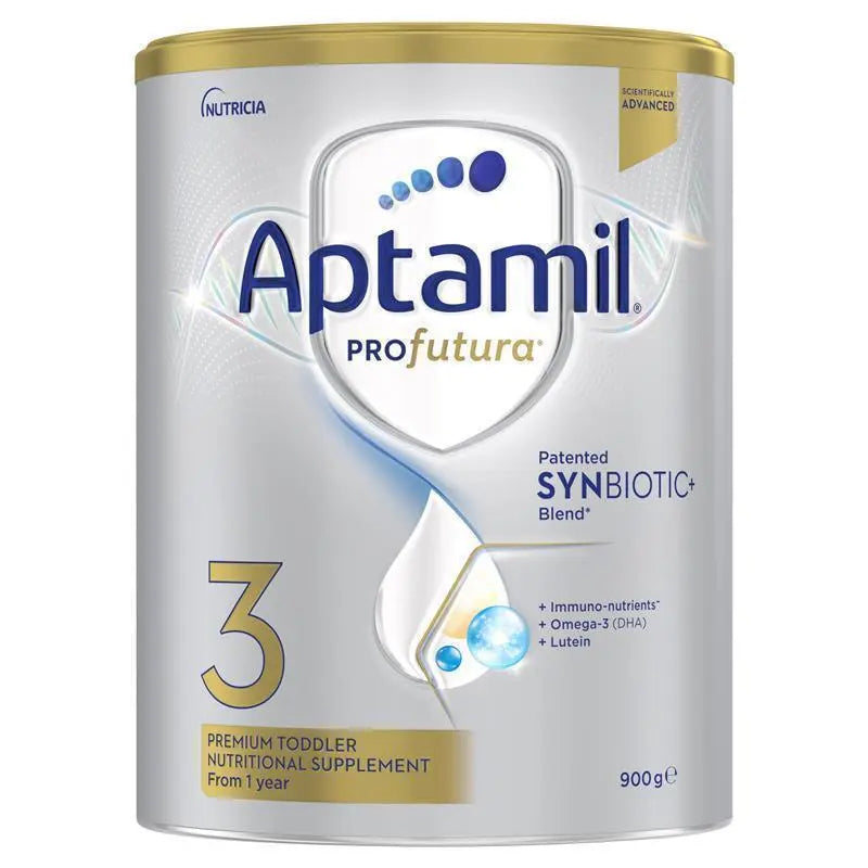 Aptamil Profutura Stage 3 800g tin packaging, premium toddler milk drink for children 1+ years supporting growth, immunity, digestion and brain development