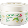 Australian Lanolin Oil Moisturising Cream 250g jar packaging, rich lanolin-based moisturising cream for dry skin hydration and skin barrier repair