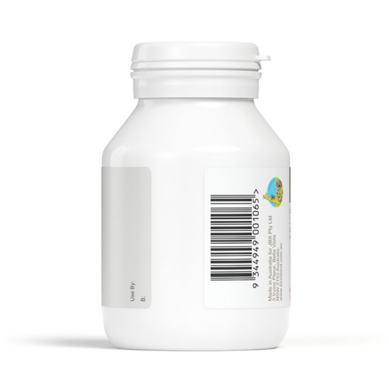 Bio Island Zinc for Kids 120 Chewable Tablets, children's zinc supplement formulated to support healthy growth, immune system function and overall development.