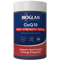 Bioglan CoQ10 High Strength 300mg 60 Capsules premium Australian Coenzyme Q10 dietary supplement in soft capsules.