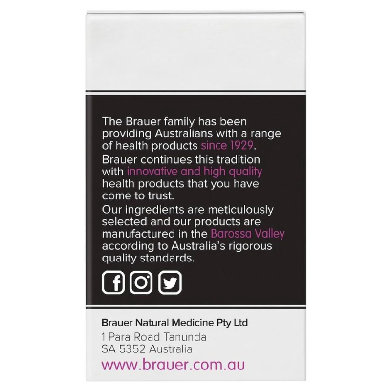 Brauer Sleep Tablets 60 Tablets premium Australian homeopathic tablets to support healthy sleep patterns and relaxation.