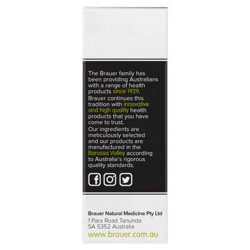 Brauer Allergy Oral Spray 20ml premium Australian homeopathic oral spray for seasonal allergies, food intolerance and skin irritation relief.