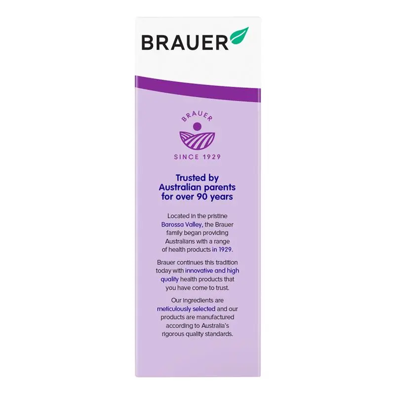 Brauer Baby & Child Sleep Oral Liquid 100ml premium Australian herbal oral liquid for children aged 6 months and over.