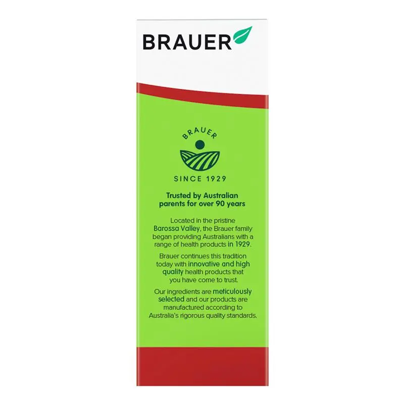 Brauer Baby & Kids Liquid Vitamin D 400IU 10ml premium Australian vitamin D3 liquid drops for babies and children from birth.
