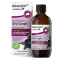 Brauer Black Elderberry Dry Cough Oral Liquid 200ml premium Australian herbal liquid with elderberry, marshmallow, Iceland moss and vitamin C.