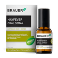 Brauer Hayfever Oral Spray 20ml premium Australian homeopathic oral spray for seasonal hay fever and allergy symptom relief.