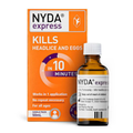 Brauer NYDA Express Head Lice Treatment 50ml physical treatment for head lice and eggs with dimethicone formula.