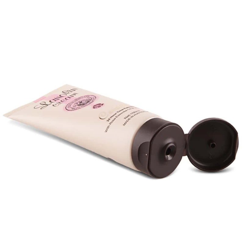 Careline Lanolin Hand Cream with Rose Essential Oil and Vitamin E 100ml premium Australian hand cream that deeply moisturises, softens, and protects dry hands with a rose scent.