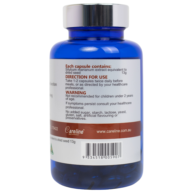 Careline Blue Summit Liver Tonic 13000 200 capsules premium Australian liver health supplement formulated to support liver function, detoxification, and overall wellbeing.