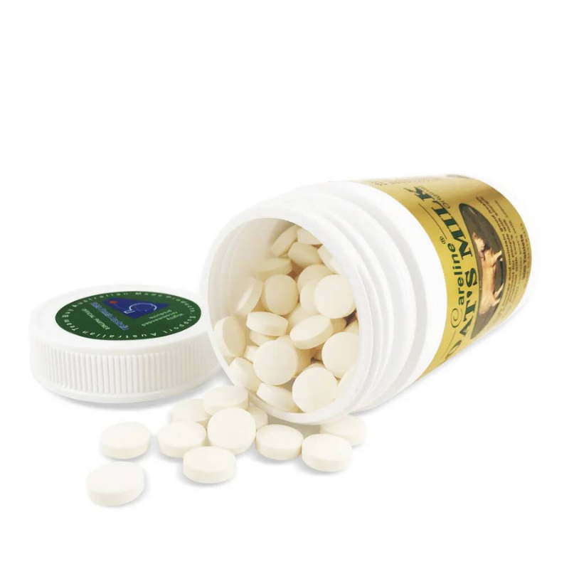 Careline Goat’s Milk 300 capsules premium Australian nutritional supplement formulated to support digestion, general wellbeing, and daily nutritional intake.