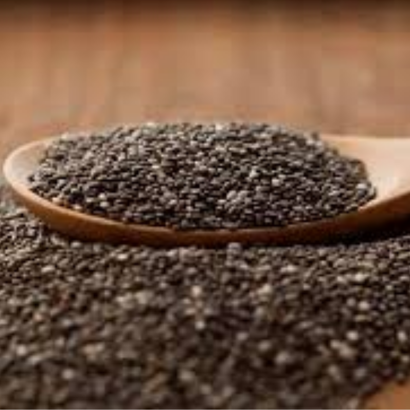 Chef's Choice Organic Chia Seeds 1kg premium chia seeds rich in fibre, plant-based protein and omega-3 for healthy meals and snacks.