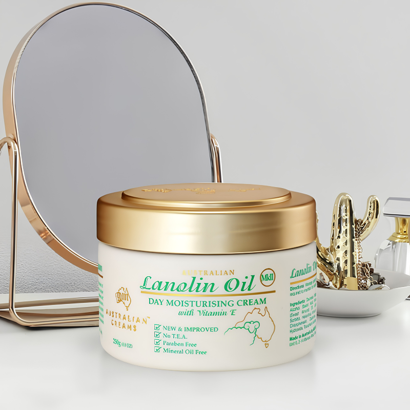 G&M Australian Lanolin Oil Moisturising Cream with Vitamin E MKII 250g | Nourishing Face & Body Moisturiser
