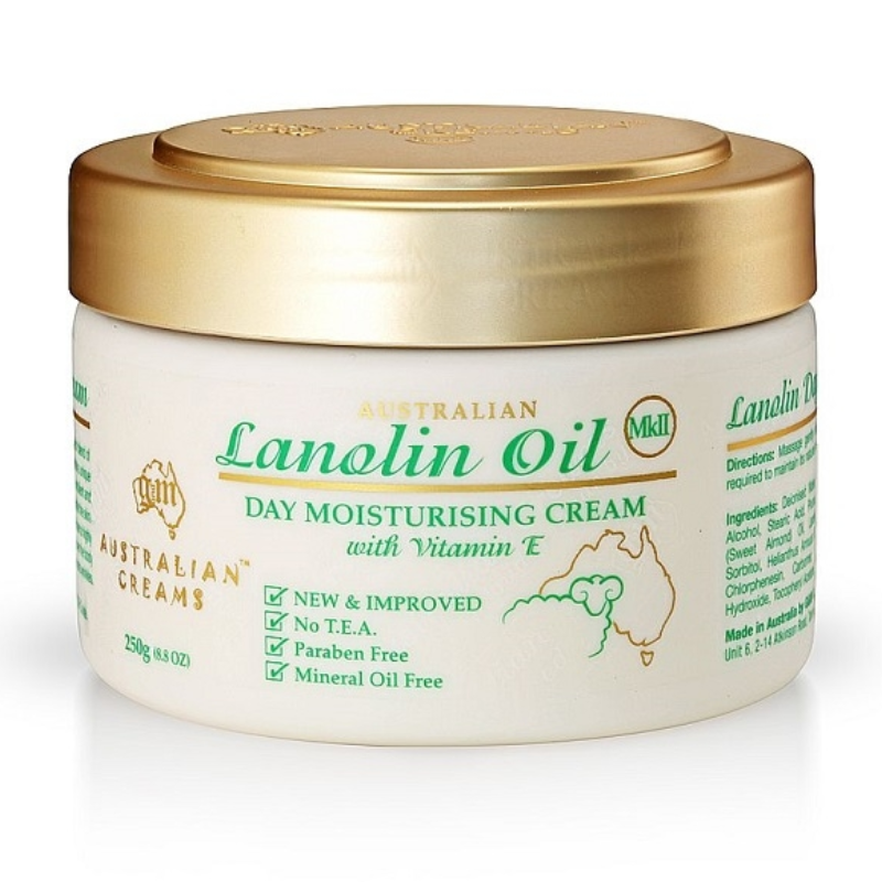 G&M Australian Lanolin Oil Moisturising Cream with Vitamin E MKII 250g Australian moisturising cream with Lanolin Oil and Vitamin E for soft, hydrated skin.