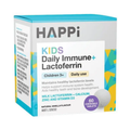 HAPPi Kids Daily Immune + Lactoferrin 60 tablets for children 3+ supporting immune health and daily nutrition in a child-friendly supplement formula.