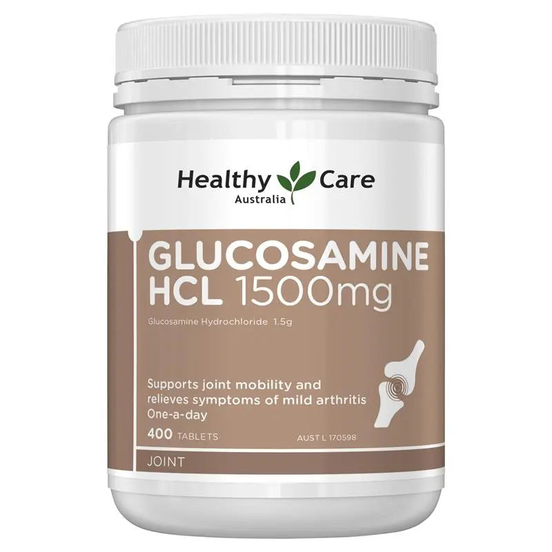 Healthy Care Glucosamine HCL 1500mg 400 Tablets