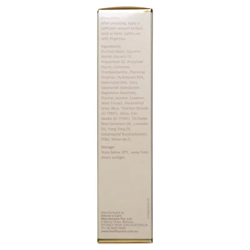 Healthy Care Gold Flake Face Serum 50ml, luxurious facial serum with gold flakes to hydrate, brighten and support youthful-looking skin.