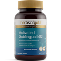 Herbs of Gold Activated Sublingual B12 75 Tablets with active methylcobalamin to support energy, brain and nervous system health.