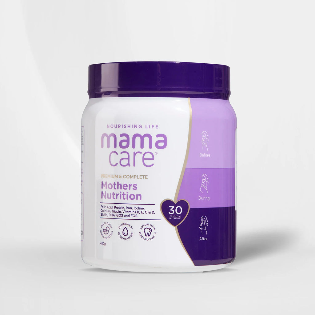 MamaCare Mothers Nutrition 480g maternal nutrition powder designed to support pregnant and breastfeeding women with essential vitamins, minerals, and protein.