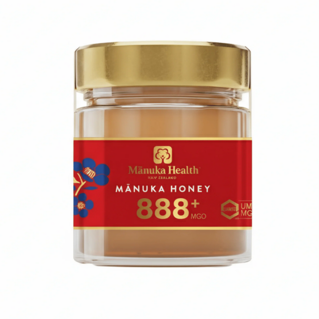 Manuka Health Manuka Honey MGO 888+ 250g premium New Zealand manuka honey with certified high MGO content and traceable quality assurance.
