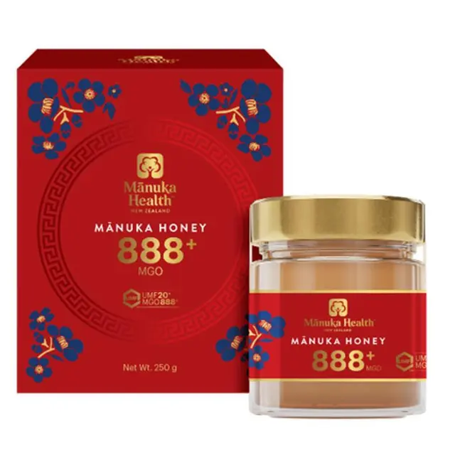 Manuka Health Manuka Honey MGO 888+ 250g premium New Zealand manuka honey with certified high MGO content and traceable quality assurance.