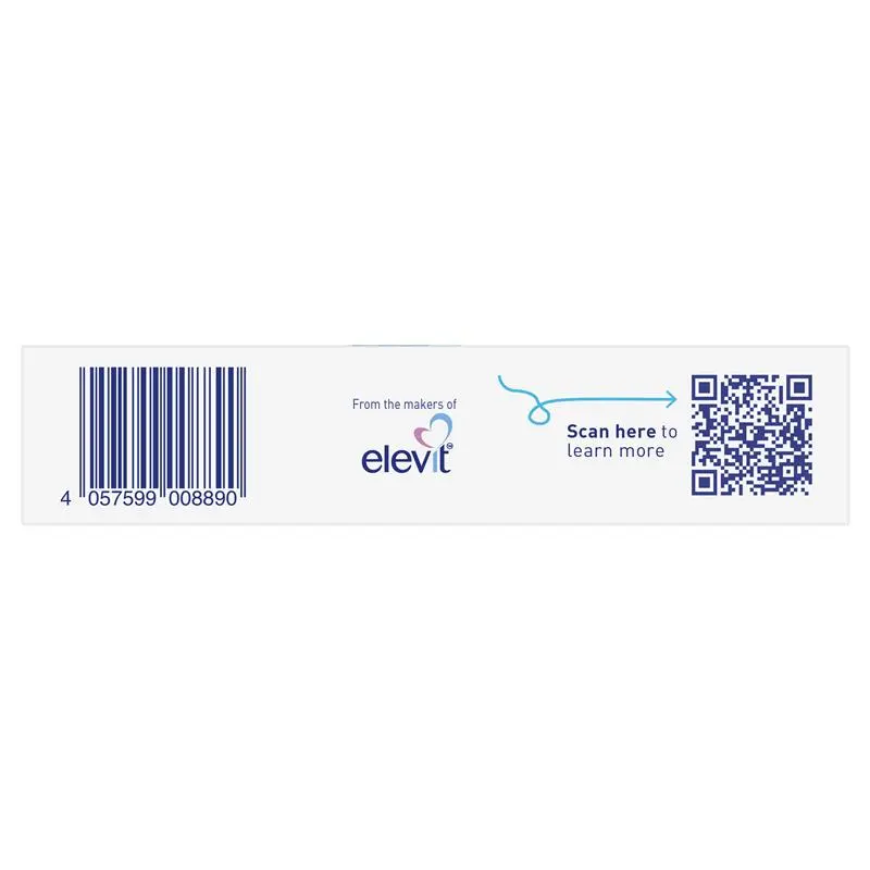 Menevit 30 capsules male fertility supplement with antioxidants, zinc, selenium, folic acid, lycopene and vitamin C for sperm health support.