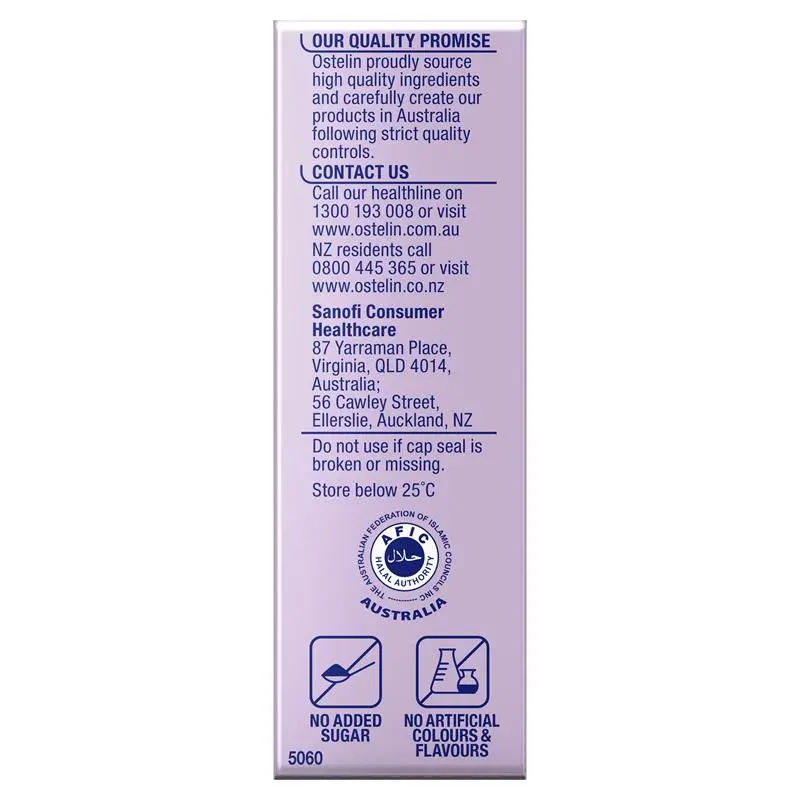 Ostelin Infant Vitamin D3 Drops 2.4ml liquid vitamin D supplement for infants and babies to support healthy bone development, teeth growth and calcium absorption.