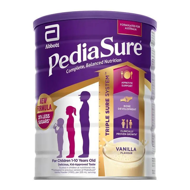 PediaSure 800g nutritional milk powder for children, formulated to support growth, immunity, bone development, and overall health.