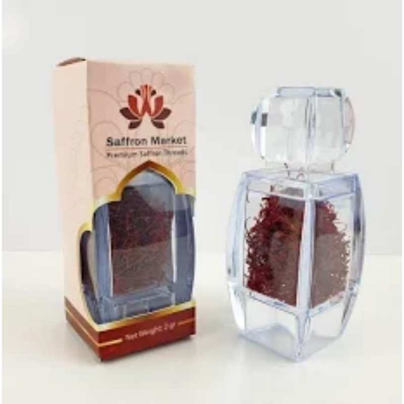 Saffron 2g premium quality saffron threads used for cooking, flavoring dishes, and traditional wellness support with rich aroma and color.