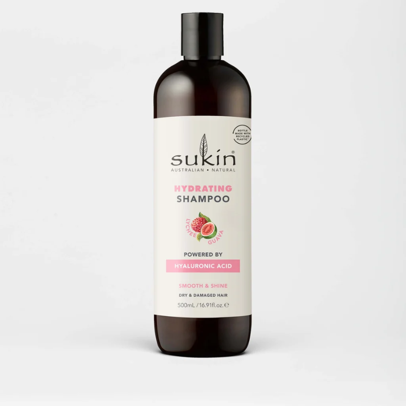 Sukin Hydrating Shampoo 500ml with lychee and guava