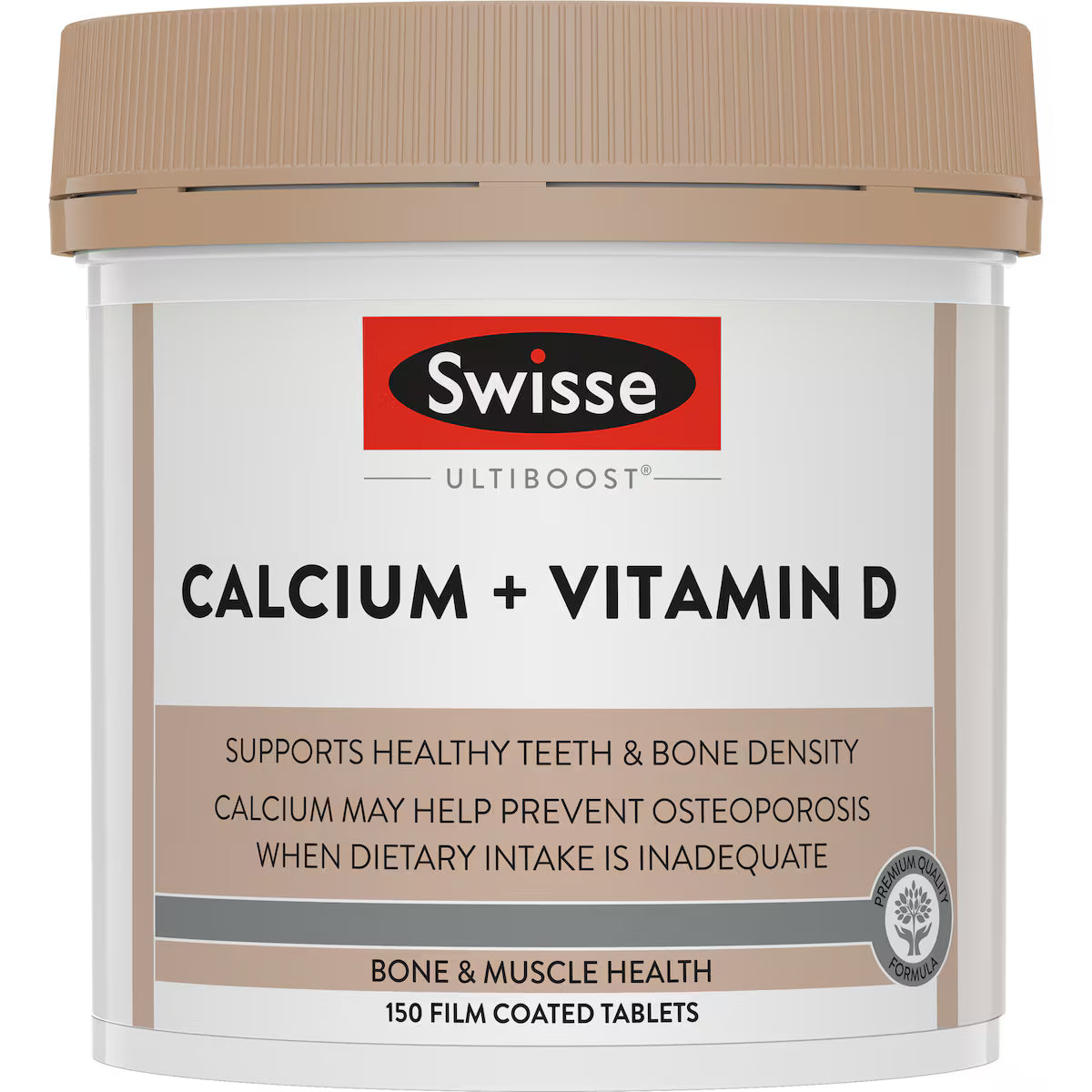 Swisse Ultiboost Calcium + Vitamin D 150 Tablets