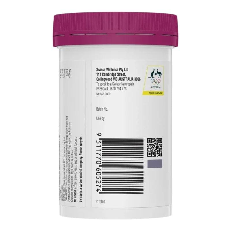 Swisse Beauty Bright Skin Booster 60 Capsules Australian beauty supplement with Vitamin C, Glutathione, Astaxanthin and Pomegranate for healthy bright skin.