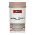 Swisse Ultiboost Calcium + Vitamin D Mini Tabs 300 Tablets Australian calcium supplement with Vitamin D3 in easy-to-swallow mini tablets.