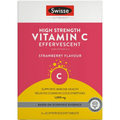 Swisse Ultiboost High Strength Vitamin C Effervescent 60 Tablets tube packaging, immune support vitamin C supplement, effervescent tablets from Swisse Australia