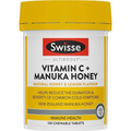 Swisse Ultiboost Vitamin C Plus Manuka Honey 120 Tablets vitamin C supplement with New Zealand Manuka honey