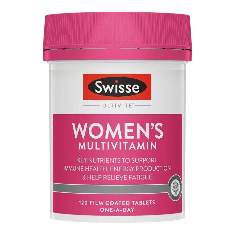 Swisse Women's Ultivite Multivitamin 120 Tablets Australian women's multivitamin with vitamins, minerals, antioxidants and herbal extracts.
