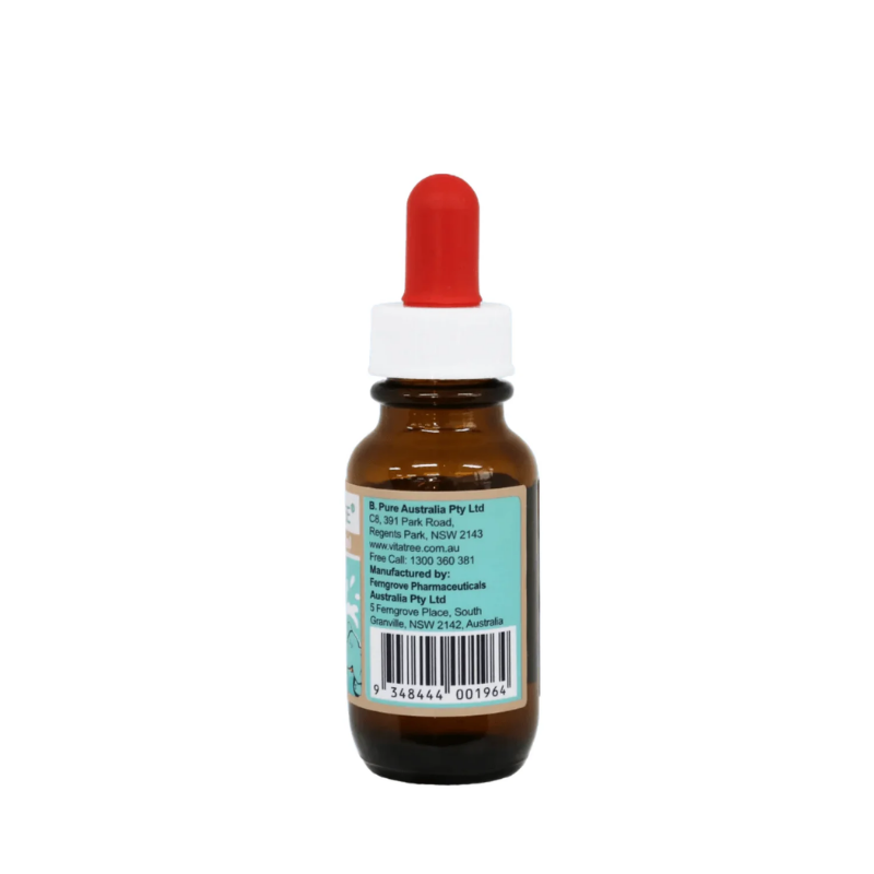 Vitatree Kids Vitamin D3 & K2 Liquid 20ml children's vitamin supplement supporting healthy bone growth, calcium absorption, teeth development, and overall growth.