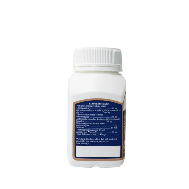 Vitatree Lung Detox 60 Capsules herbal supplement for respiratory support, lung health, and natural detox cleansing in convenient daily capsule form.