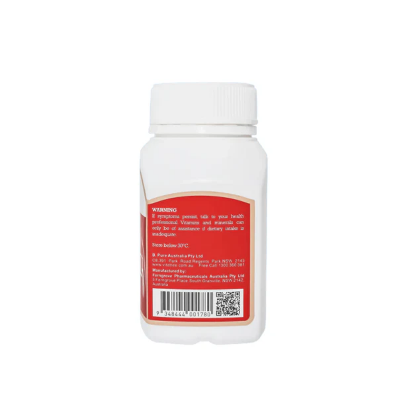 Vitatree Premium Sugar Balance 60 capsules herbal supplement supporting healthy blood sugar metabolism, energy balance, and overall metabolic wellness.
