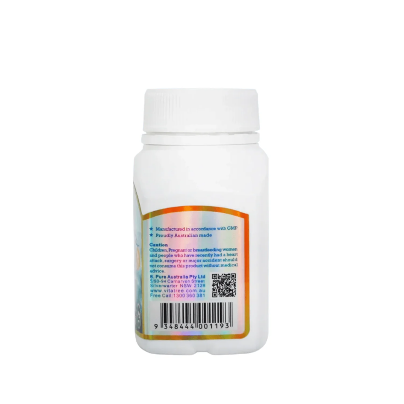 Vitatree Shark Cartilage 1000mg 2x100 tablets premium Australian supplement formulated to support joint health, bone strength, mobility, and overall musculoskeletal wellbeing.