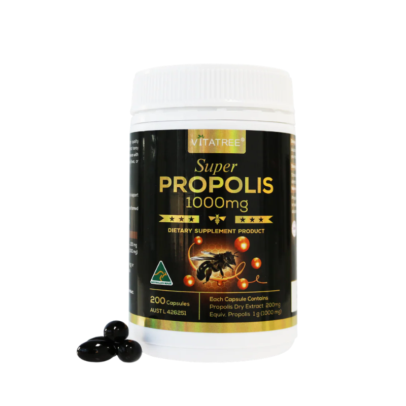 Vitatree Super Propolis 1000mg 200 Mini Capsules