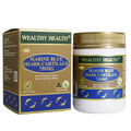 Wealthy Health Marine Blue Shark Cartilage 750mg 365 Capsules premium Australian shark cartilage dietary supplement in an easy-to-take capsule format.