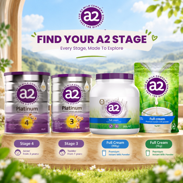a2 Milk Platinum stage 3 and 4 toddler powder and Full Cream milk powder at Ozan Warehouse